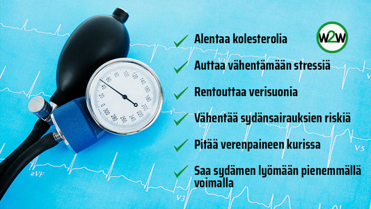 Hyviä ruokia verenpaineen kannalta
