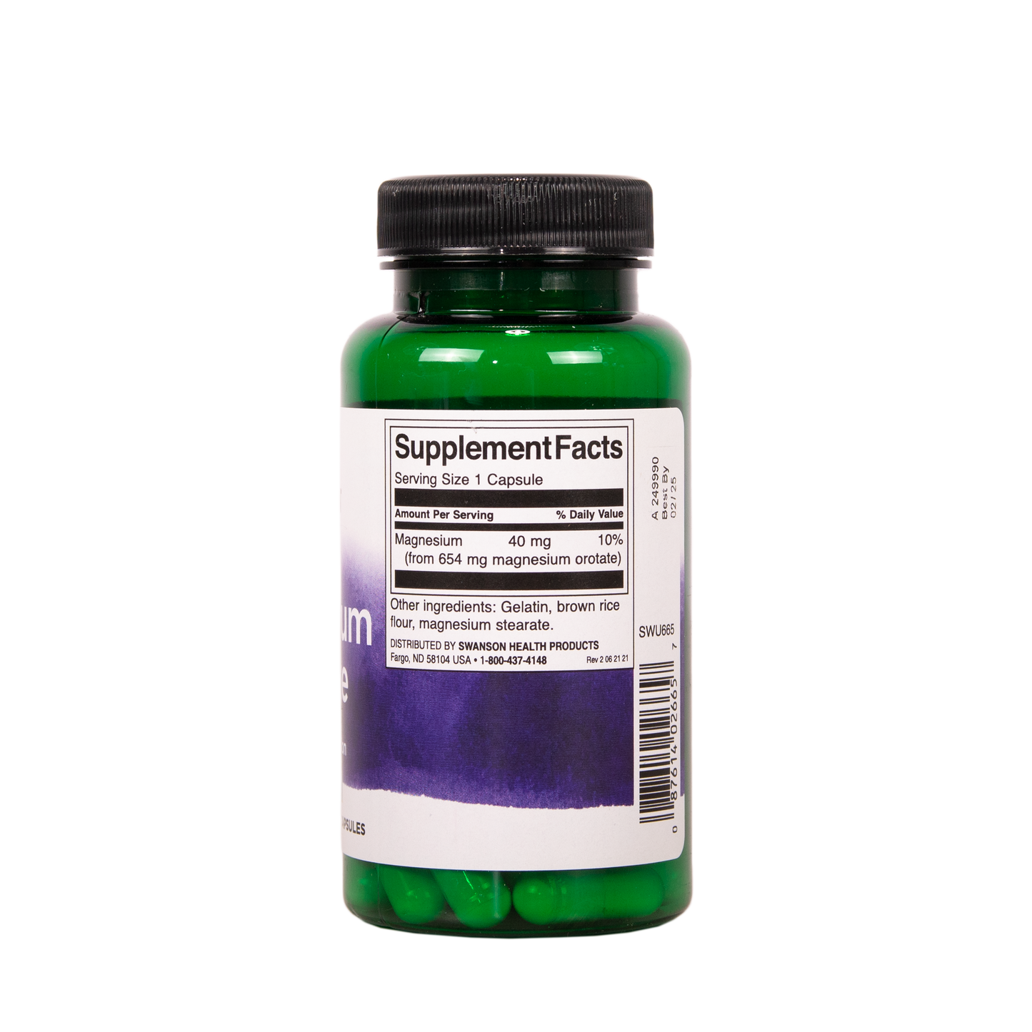 SWANSON Magnesium orotaatti 40 mg 60 kapselia w2w terveys ja hyvinvointi verkkokauppa