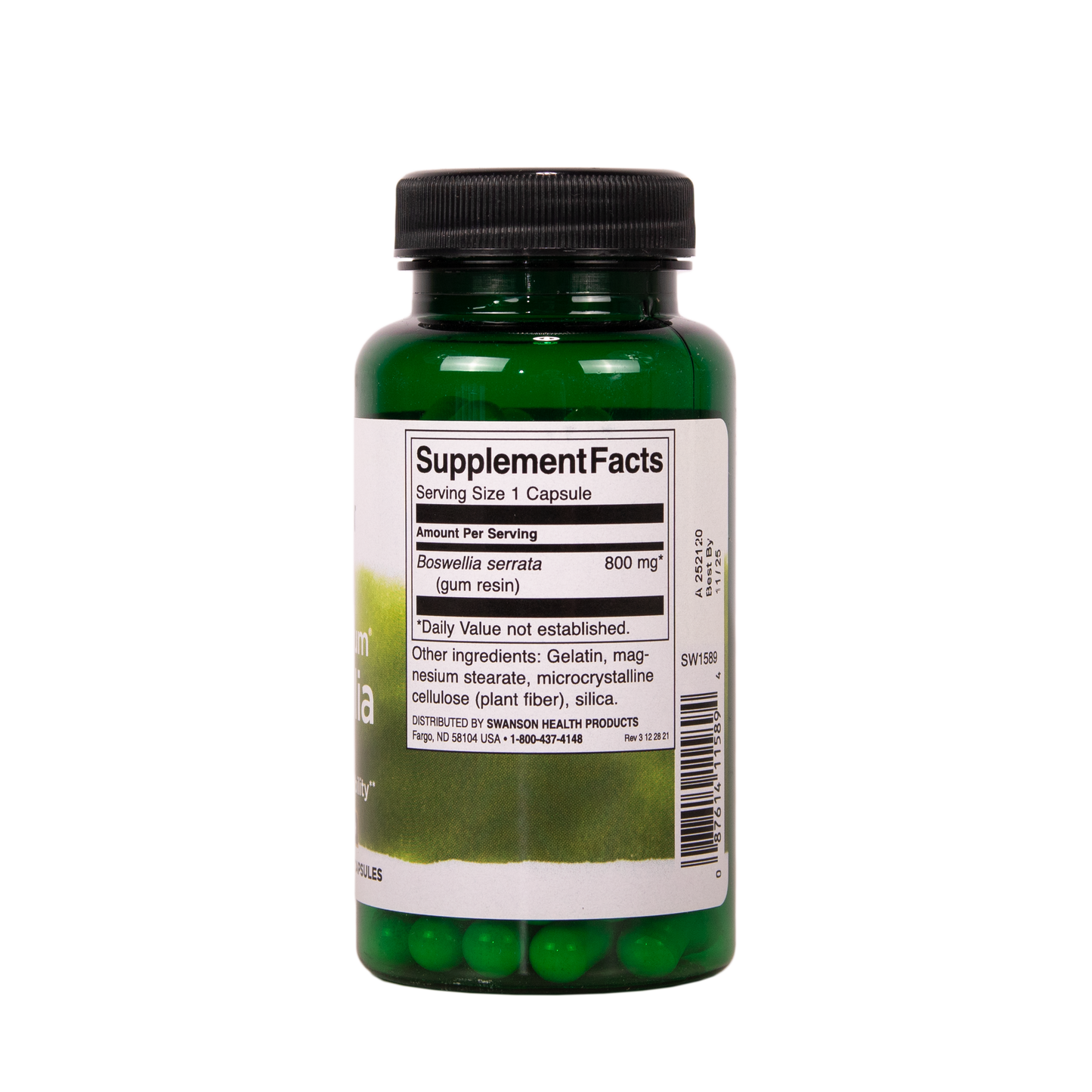 SWANSON Täyden spektrin Boswellia extra vahva 800 mg 60 kapselia w2w terveys ja hyvinvointi verkkokauppa