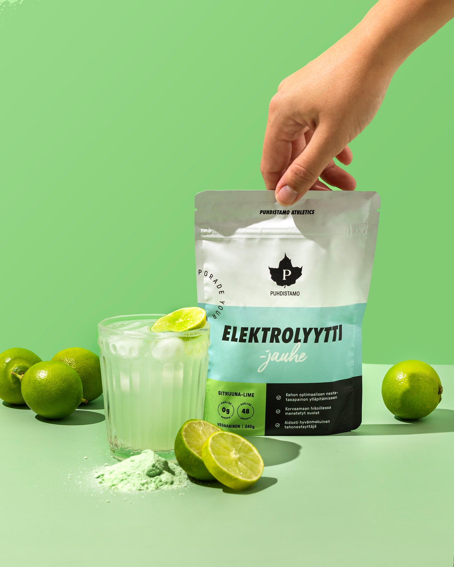 Elektrolyyttijauhe Sitruuna Lime 240 g