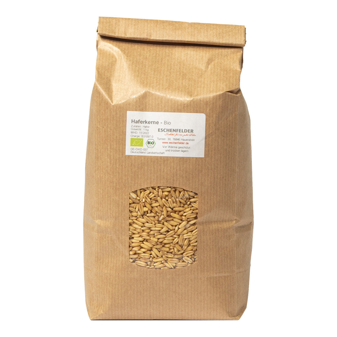 w2w terveys ja hyvinvointi Eschenfelder Kaura siemenet luomu 1 kg pusseissa siementen idätys