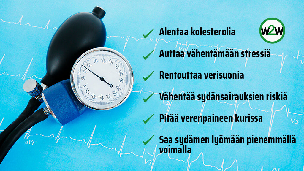 Hyviä ruokia verenpaineen kannalta