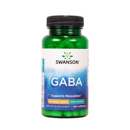 SWANSON GABA 500mg 100 kapselia w2w terveys ja hyvinvointi verkkokauppa