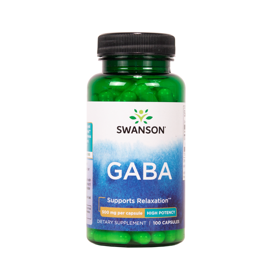 SWANSON GABA 500mg 100 kapselia w2w terveys ja hyvinvointi verkkokauppa