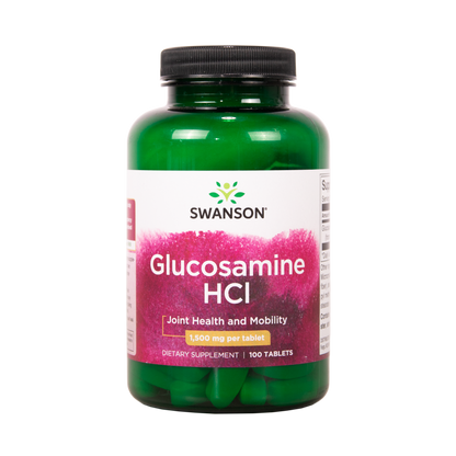 SWANSON Glukosamiinihydrokloridi 1500 mg 100 tablettia w2w terveys ja hyvinvointi verkkokauppa