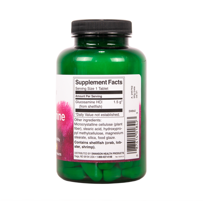 SWANSON Glukosamiinihydrokloridi 1500 mg 100 tablettia w2w terveys ja hyvinvointi verkkokauppa