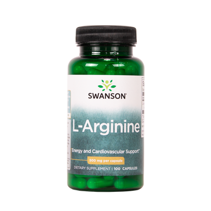 SWANSON L-arginiini 500mg 100 kapselia w2w terveys ja hyvinvointi verkkokauppa