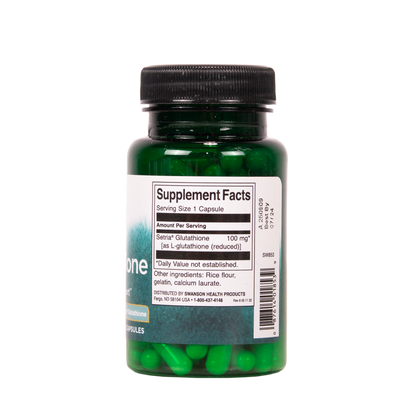SWANSON L-glutationi 100 mg 100 kapselia w2w terveys ja hyvinvointi verkkokauppa