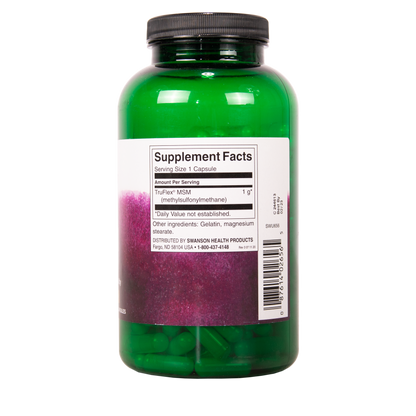 SWANSON MSM 1000 mg 240 kapselia w2w terveys ja hyvinvointi verkkokauppa