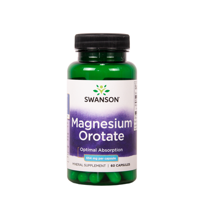 SWANSON Magnesium orotaatti 40 mg 60 kapselia  w2w terveys ja hyvinvointi verkkokauppa