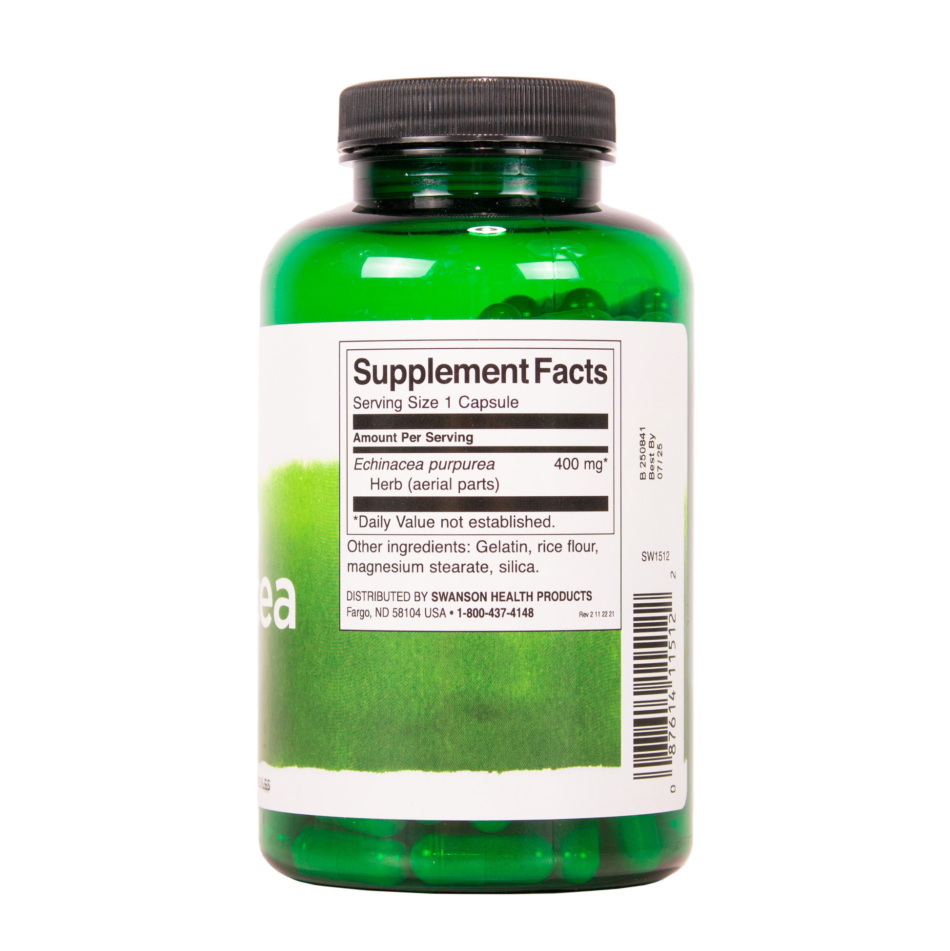 SWANSON Punahattu Echinacea 180 kapselia w2w terveys ja hyvinvointi verkkokauppa