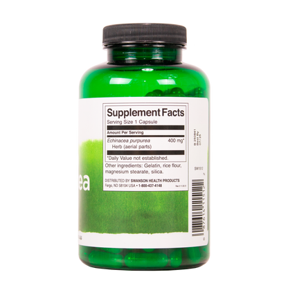 SWANSON Punahattu Echinacea 180 kapselia w2w terveys ja hyvinvointi verkkokauppa