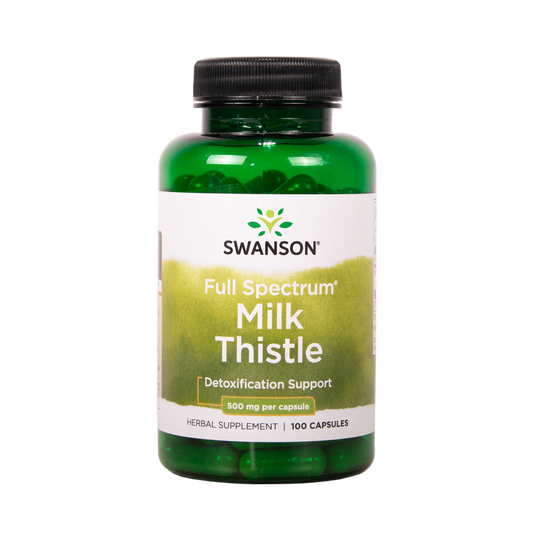 SWANSON Täyden spektrin Maarianohdake 500 mg 100 kapselia w2w terveys ja hyvinvointi verkkokauppa