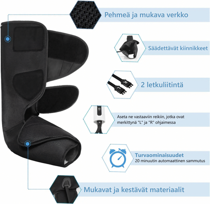 Kompressiolahkeet pohkeille ja jalkaterille S9002