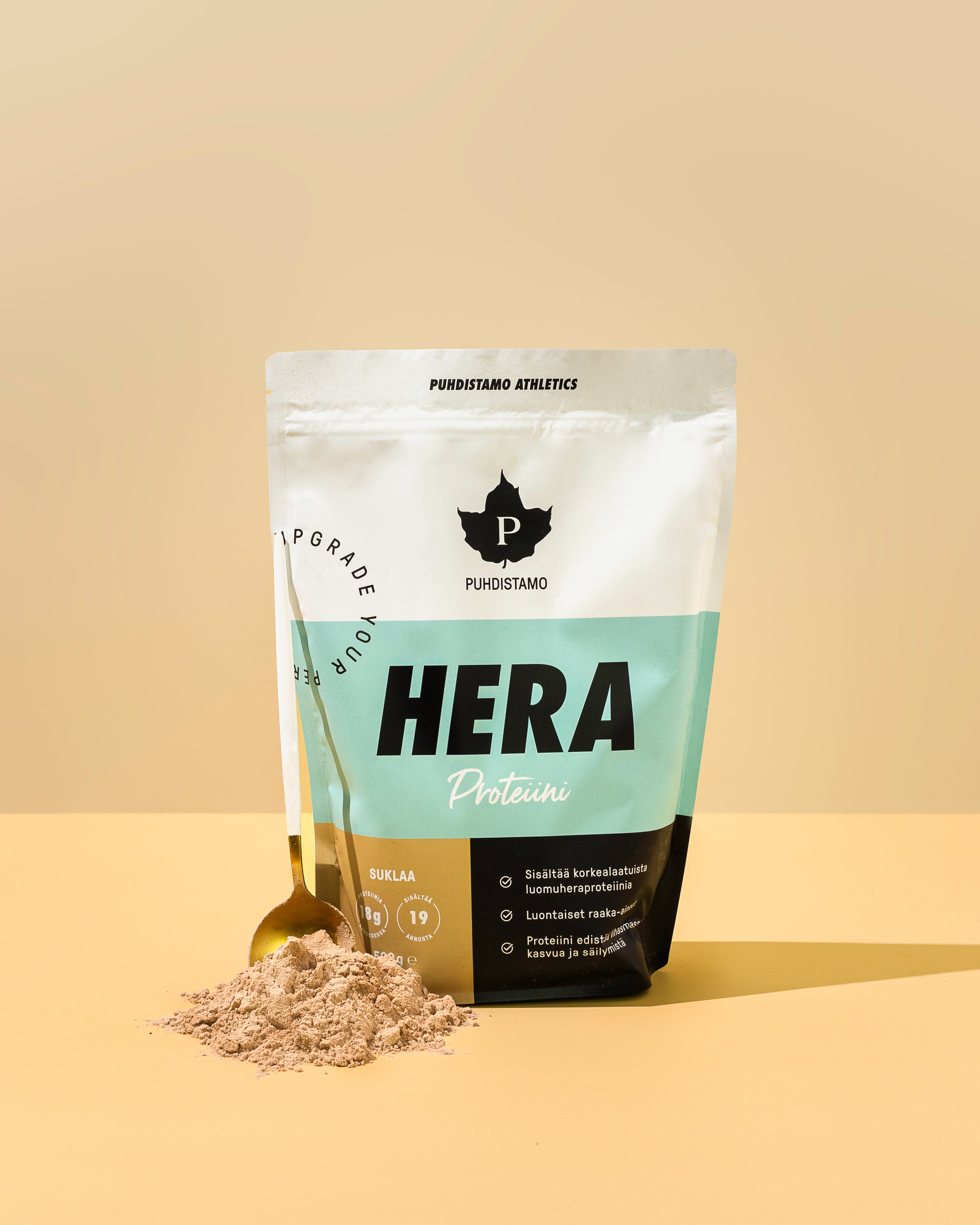 Puhdistamo Heraproteiini Suklaa 500 G TerveysVoima Puhdistamo Heraproteiini Suklaa 500 G TerveysVoima