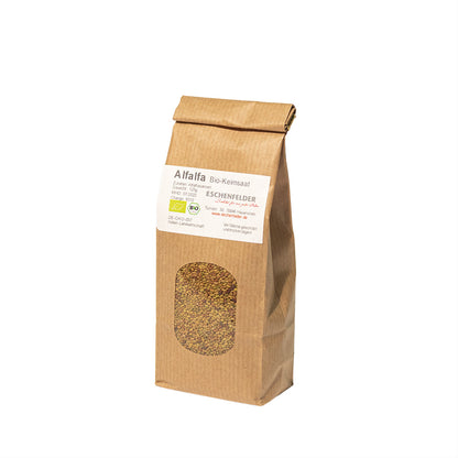 w2w terveys ja hyvinvointi Eschenfelder Alfalfa siemenet Sinimailanen luomu 125 g pusseissa siementen idätys