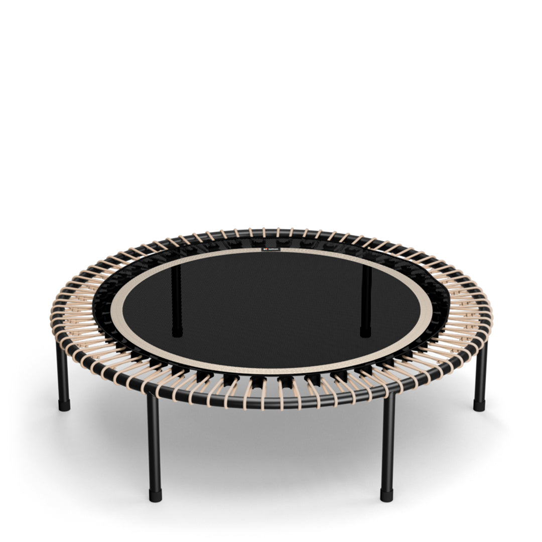 bellicon minitrampoliini Classic 125 cm beige alustamaton reuna beige kiinnitysjousi - TerveysVoima verkkokaupsta