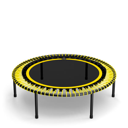 bellicon minitrampoliini Classic 125 cm keltainen alustamaton reuna keltainen kiinnitysjousi - TerveysVoima verkkokaupsta