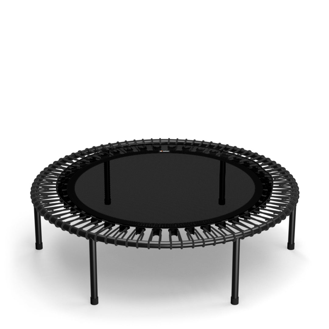 bellicon minitrampoliini Classic 125 cm musta alustamaton reuna musta kiinnitysjousi - TerveysVoima verkkokaupsta